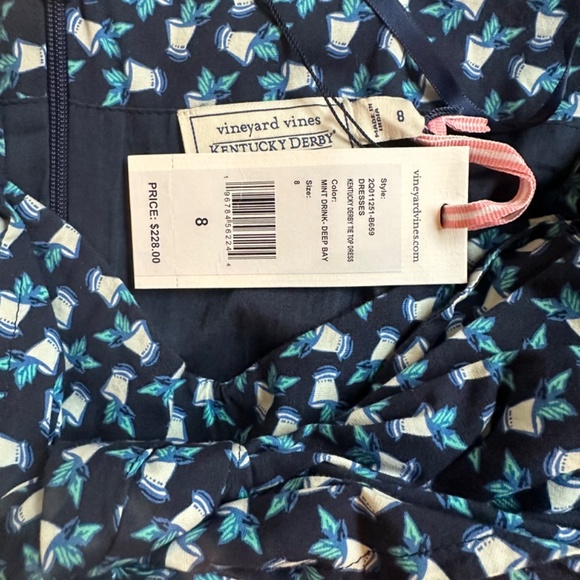 Kentucky Derby Tie Top Dress - Vineyard Vines - Picture 2 of 3
